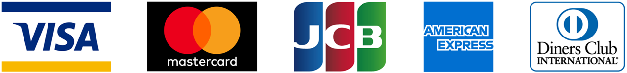 ご利用可能なクレジットカード